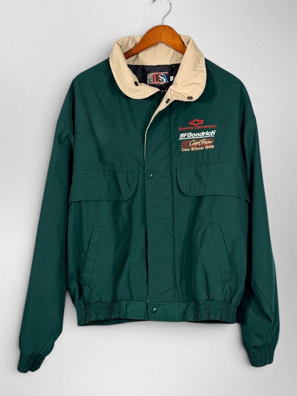 Vintage 1999 Chevrolet BFGoodrich Super Chevy Show Jacket Mens XXL USA